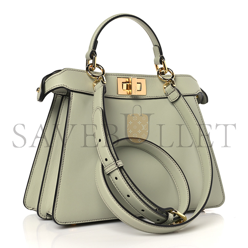 F**di peekaboo i see u satchel green tea (20*15*11cm)